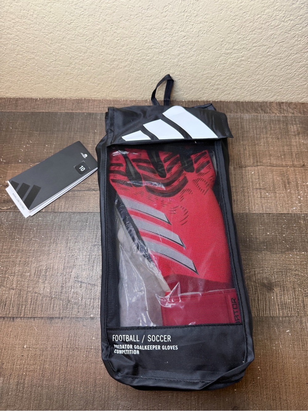 Adidas Predator GL Competition GK Gloves.
- Size 10 Men.
